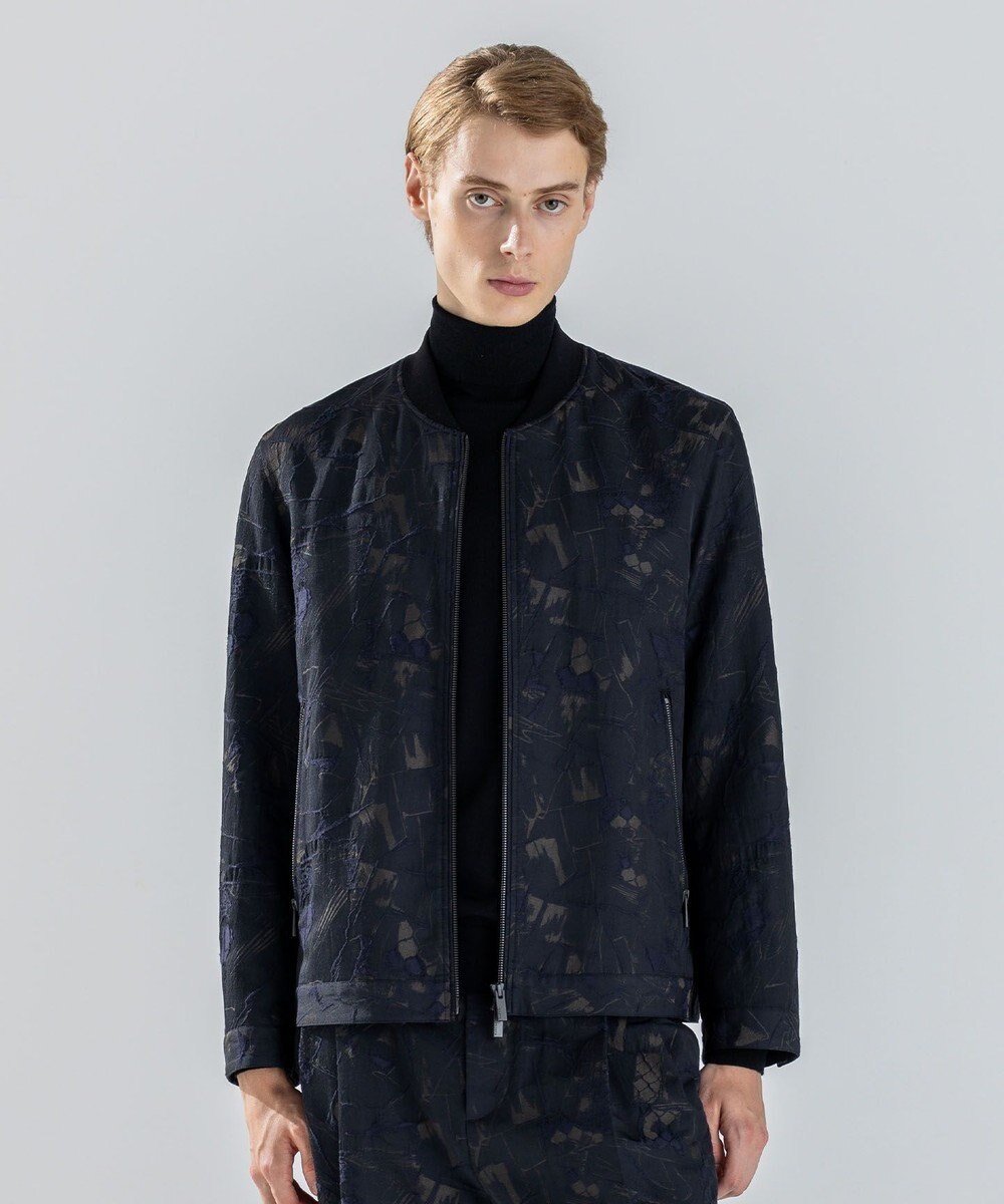 JOSEPH HOMME 【新柄】モロッカンジャガード ジップアップブルゾン 