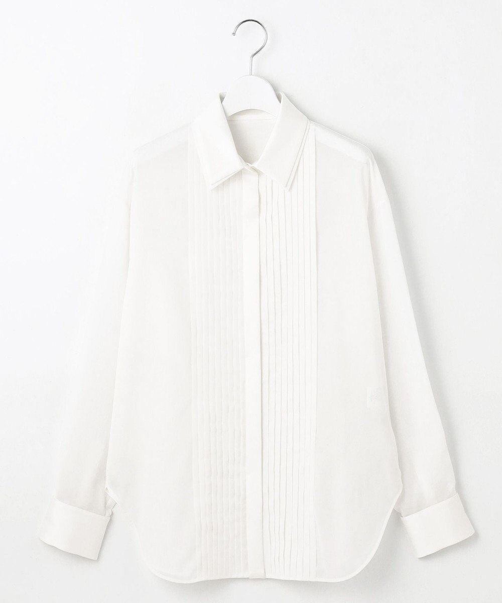 23区 L 【エステータ】コットンオーガンジー ドレスシャツ 