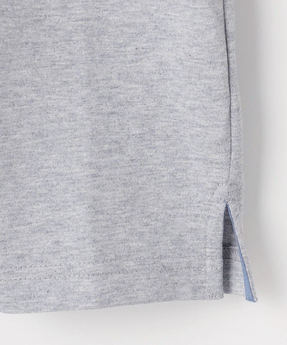 J.PRESS KIDS 【140-170cm】40/2天竺襟付き Vネック ポロシャツ 