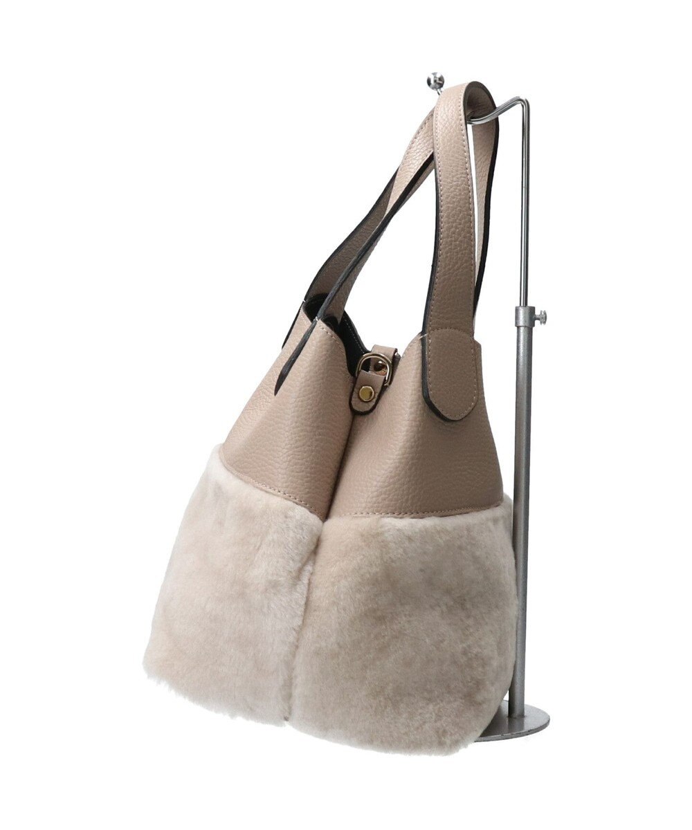 INTER-CHAUSSURES 【RIPANI】ムートンコンビハンドバッグ 