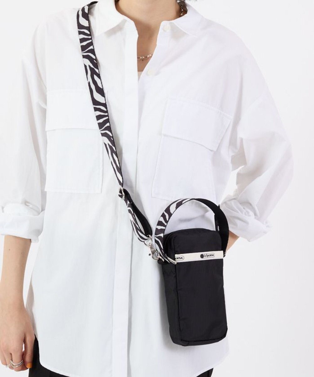 LeSportsac TH MINI CROSSBODY/ノワールゼブラ 