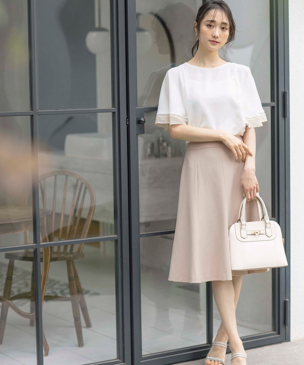 ANY SIS 【UVカット / 接触冷感 / 吸水速乾】スマートビューティストレッチ フレアスカート 