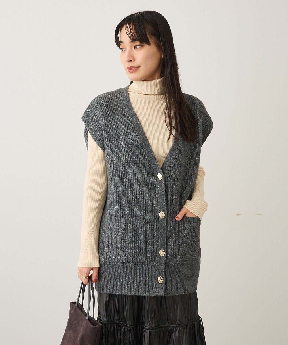 CRAFT STANDARD BOUTIQUE Ｖネックオーバーサイズニットベスト 