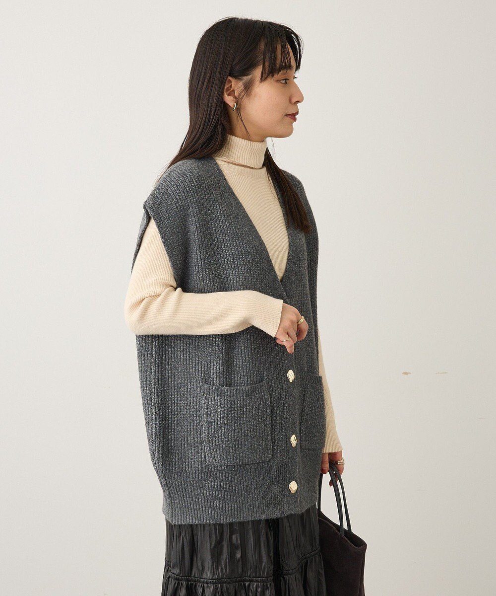 CRAFT STANDARD BOUTIQUE Ｖネックオーバーサイズニットベスト 