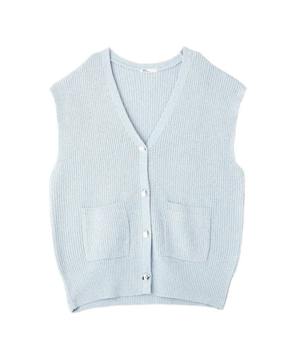 CRAFT STANDARD BOUTIQUE Ｖネックオーバーサイズニットベスト 