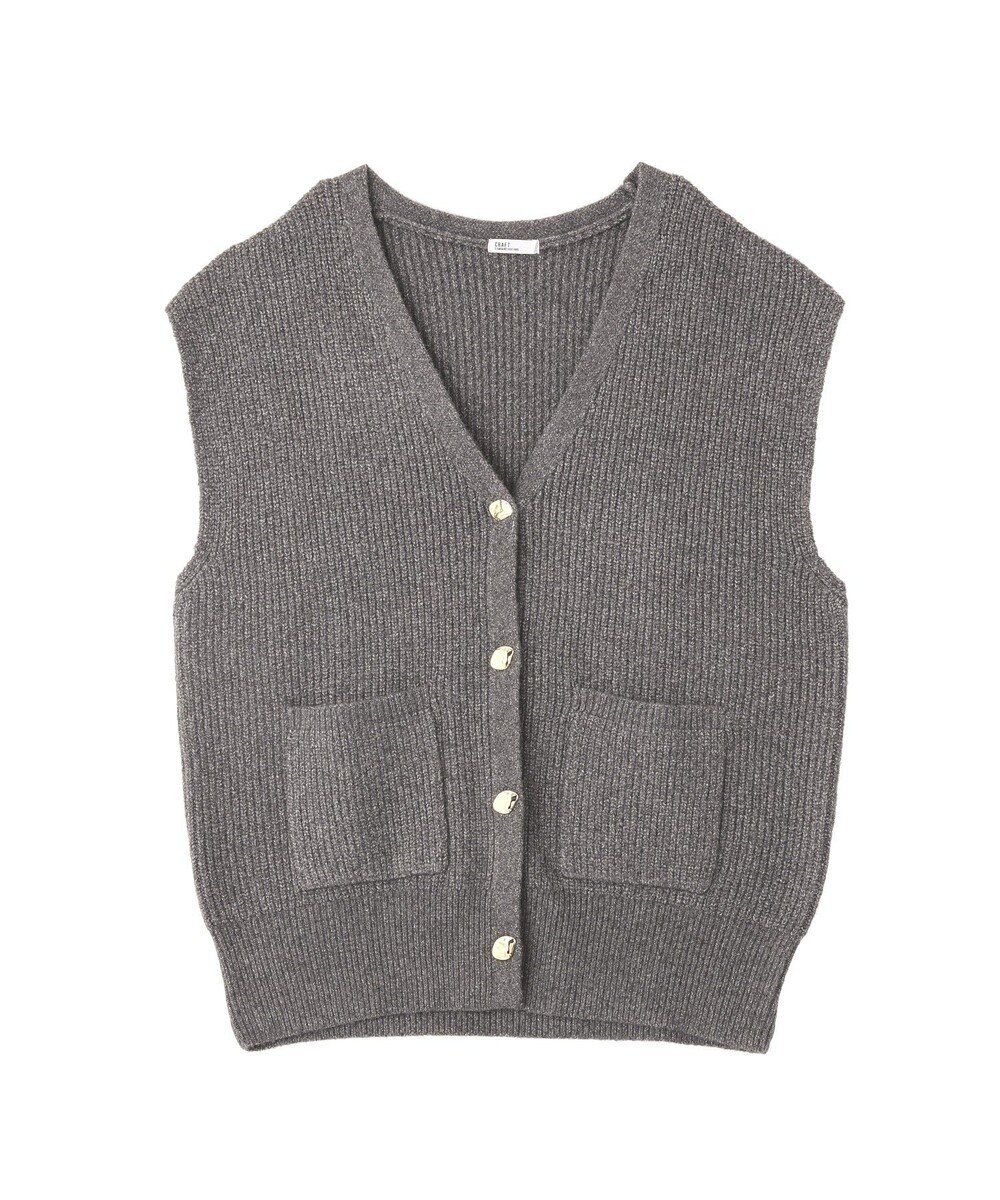 CRAFT STANDARD BOUTIQUE Ｖネックオーバーサイズニットベスト 