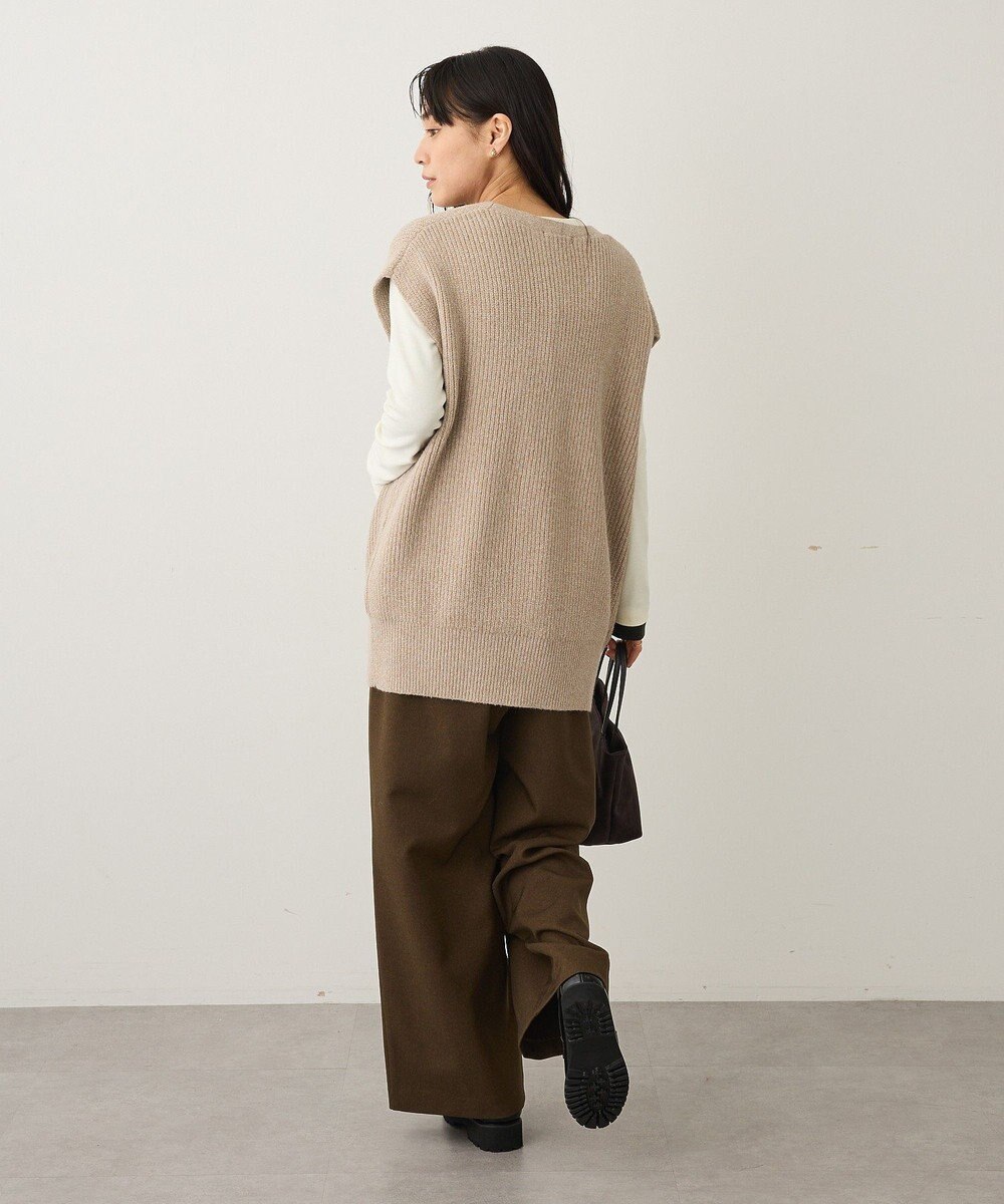 CRAFT STANDARD BOUTIQUE Ｖネックオーバーサイズニットベスト 