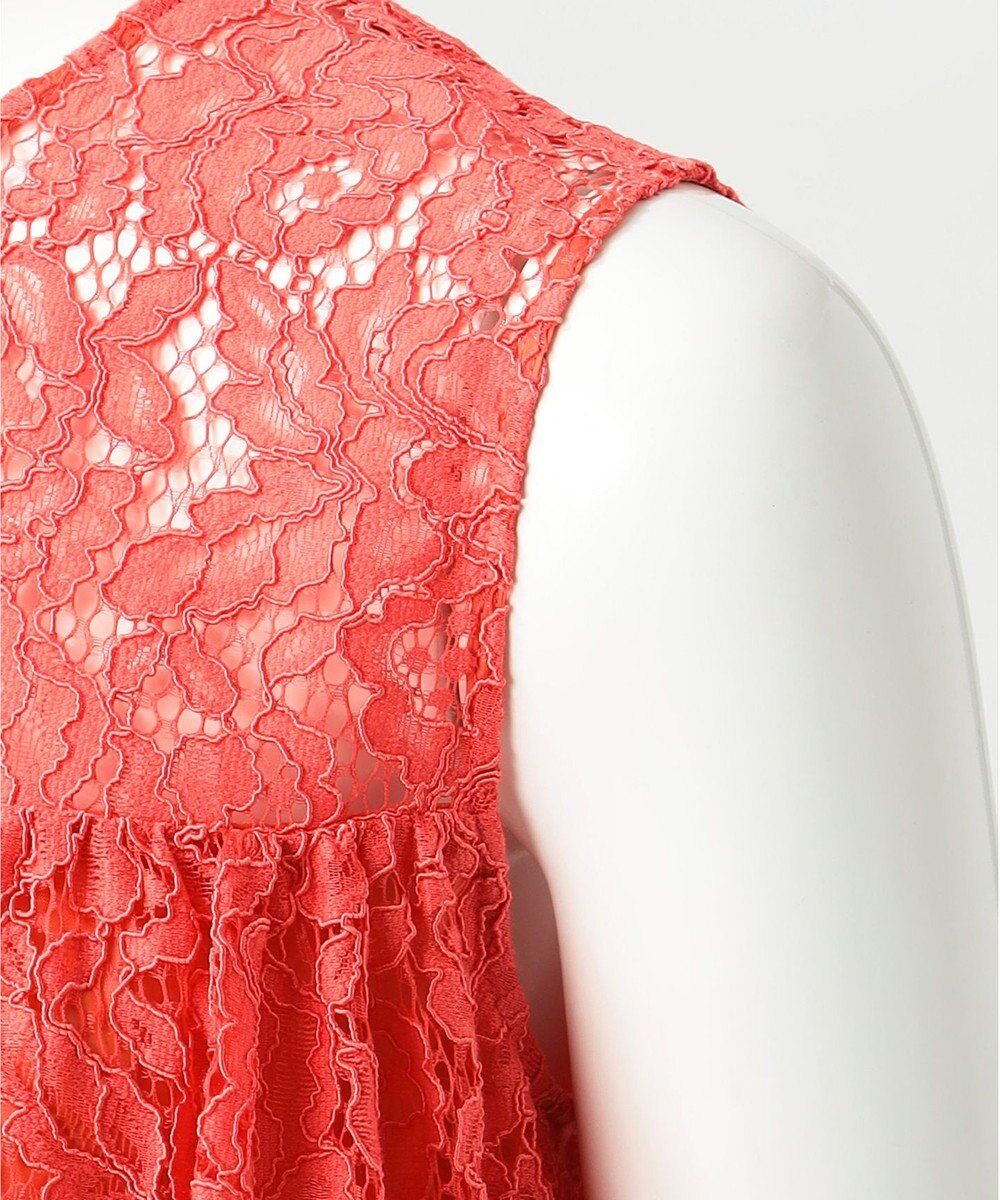 23区 L 【R(アール)】フラワーコードレース ブラウス 