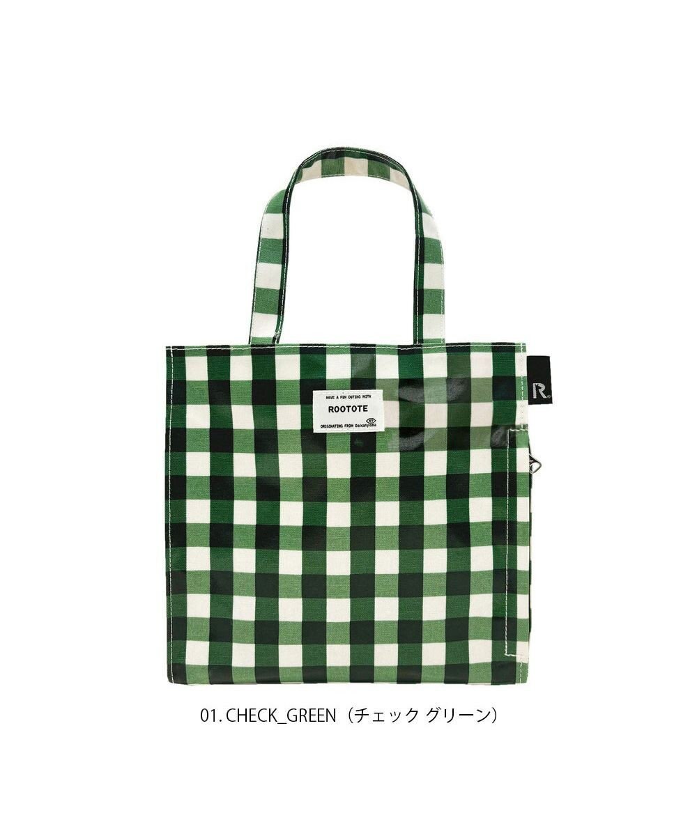 ROOTOTE 1029【ラミネート加工 正方形型 】SN.スクエア.ラミネート-Q 