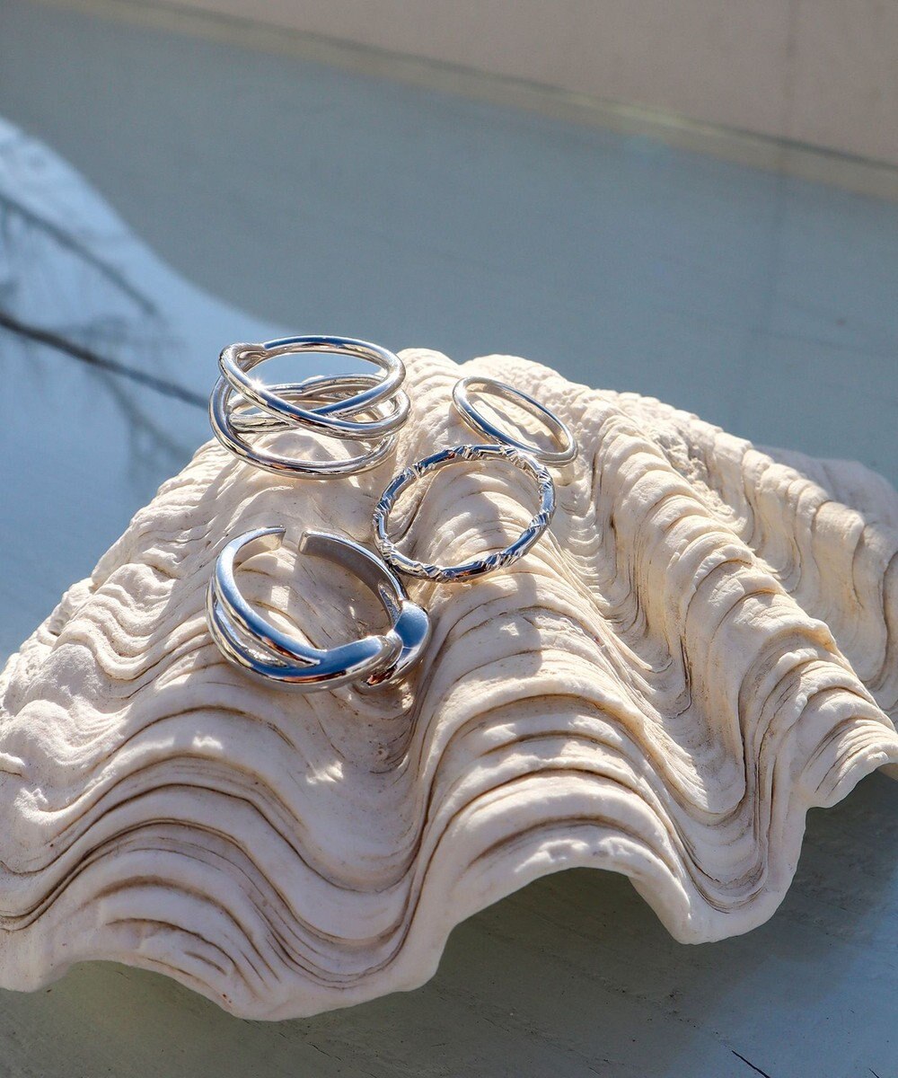 Tiaclasse 【4点セット】クロスデザインリング　アソートセット 