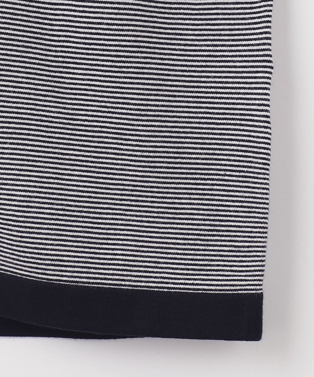 JOSEPH ABBOUD MOUNTAIN 【WEB限定・SPACE/チクチクしない/イージーケア/3シーズン対応】 SNOWYボーダーニットＴシャツ 