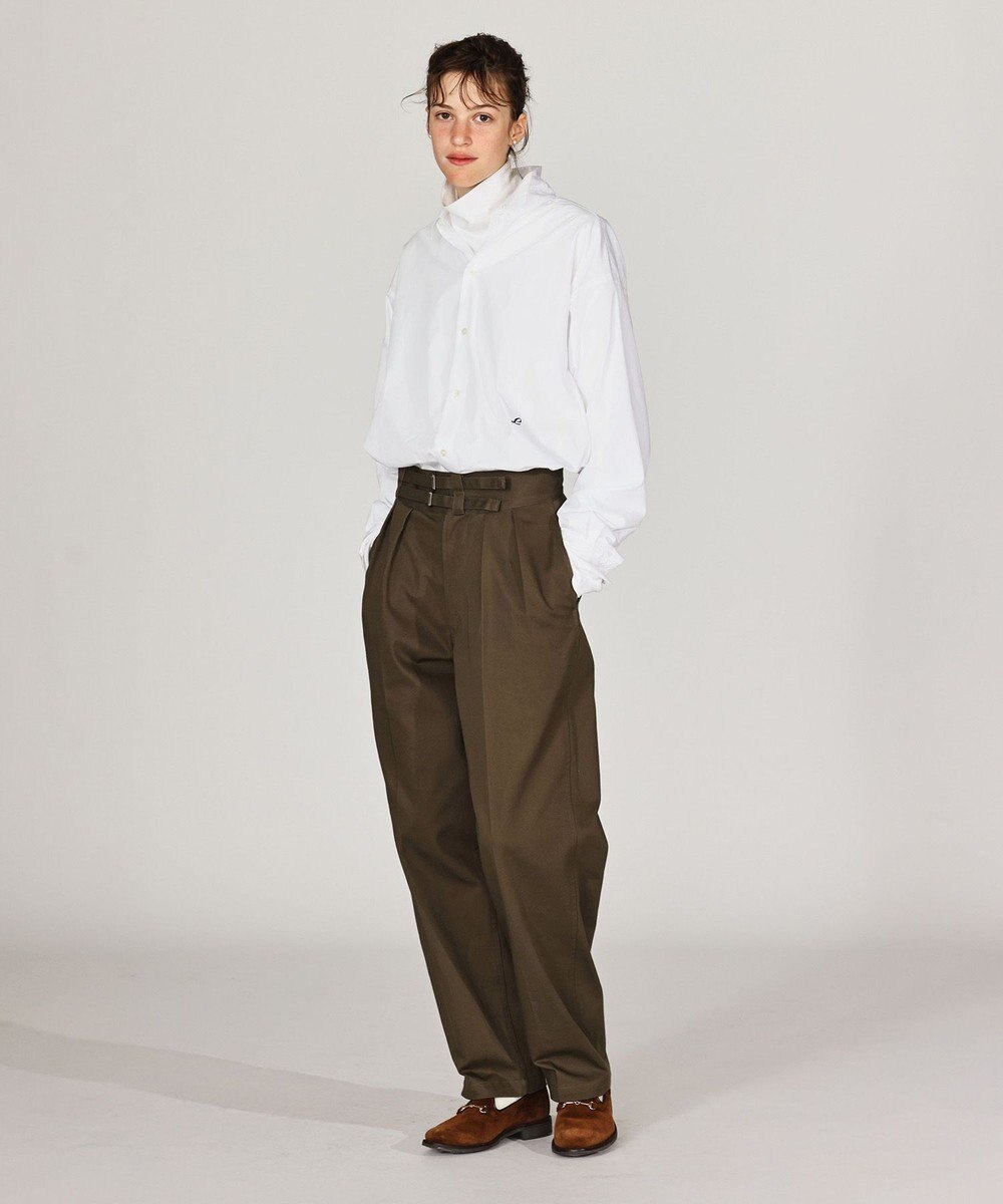 LENO DOUBLE BELTED GURKHA TROUSERS 《UNISEX》 ダブルベルトグルカパンツ 
