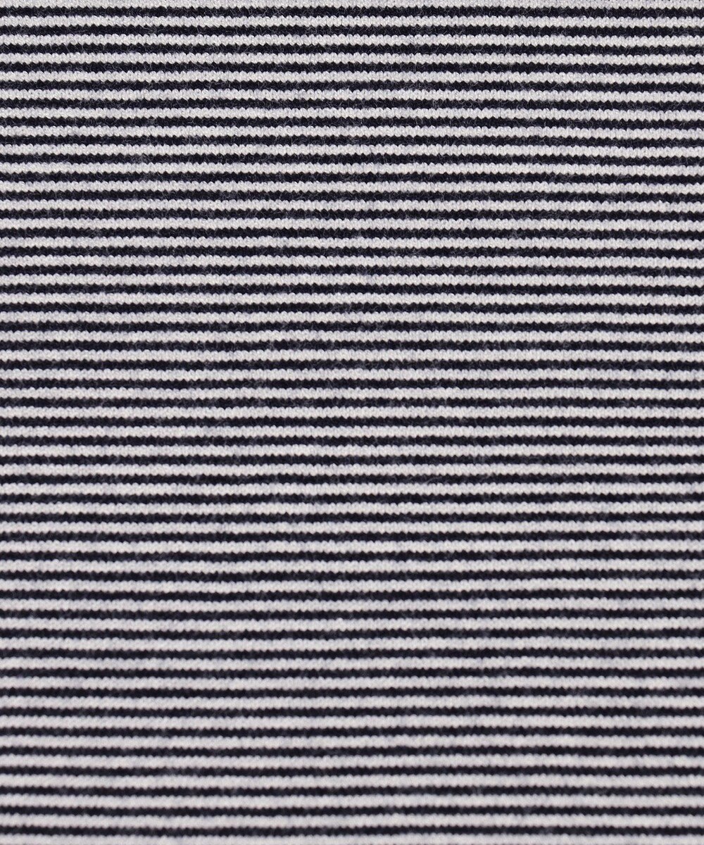 JOSEPH ABBOUD MOUNTAIN 【WEB限定・SPACE/チクチクしない/イージーケア/3シーズン対応】 SNOWYボーダーニットＴシャツ 