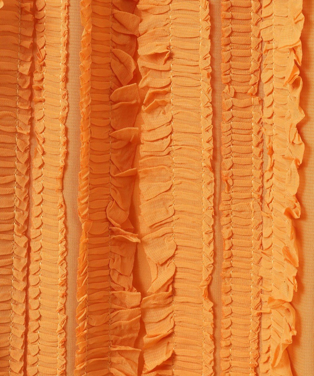 Green Parks ジャガードストライプフリルＩラインスカート 