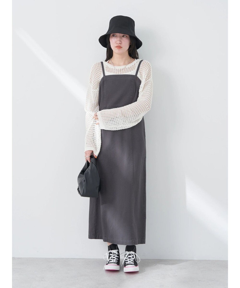 earth music&ecology レーシーニットプルオーバー 