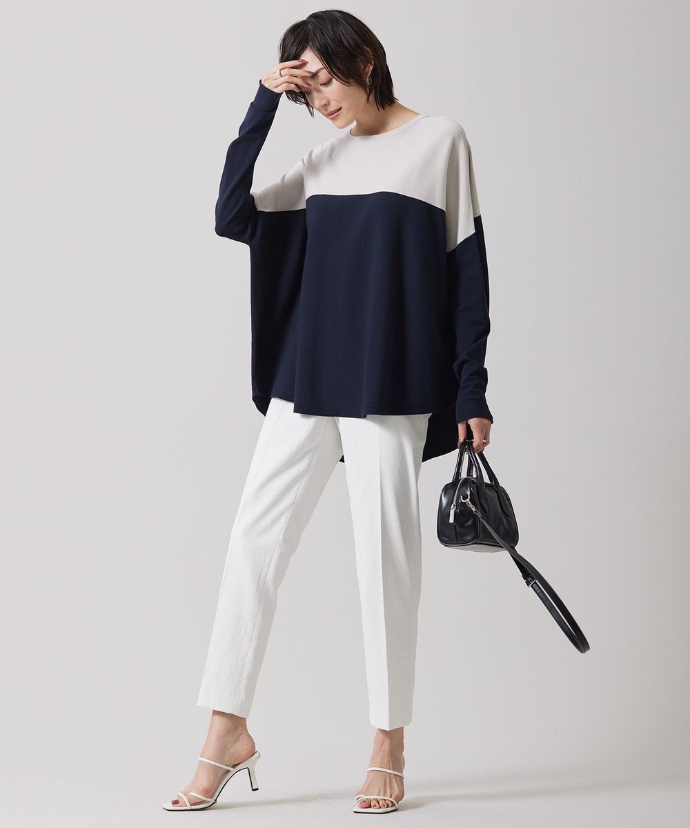 ICB 【洗える】 ヴィスコースワイド プルオーバー 