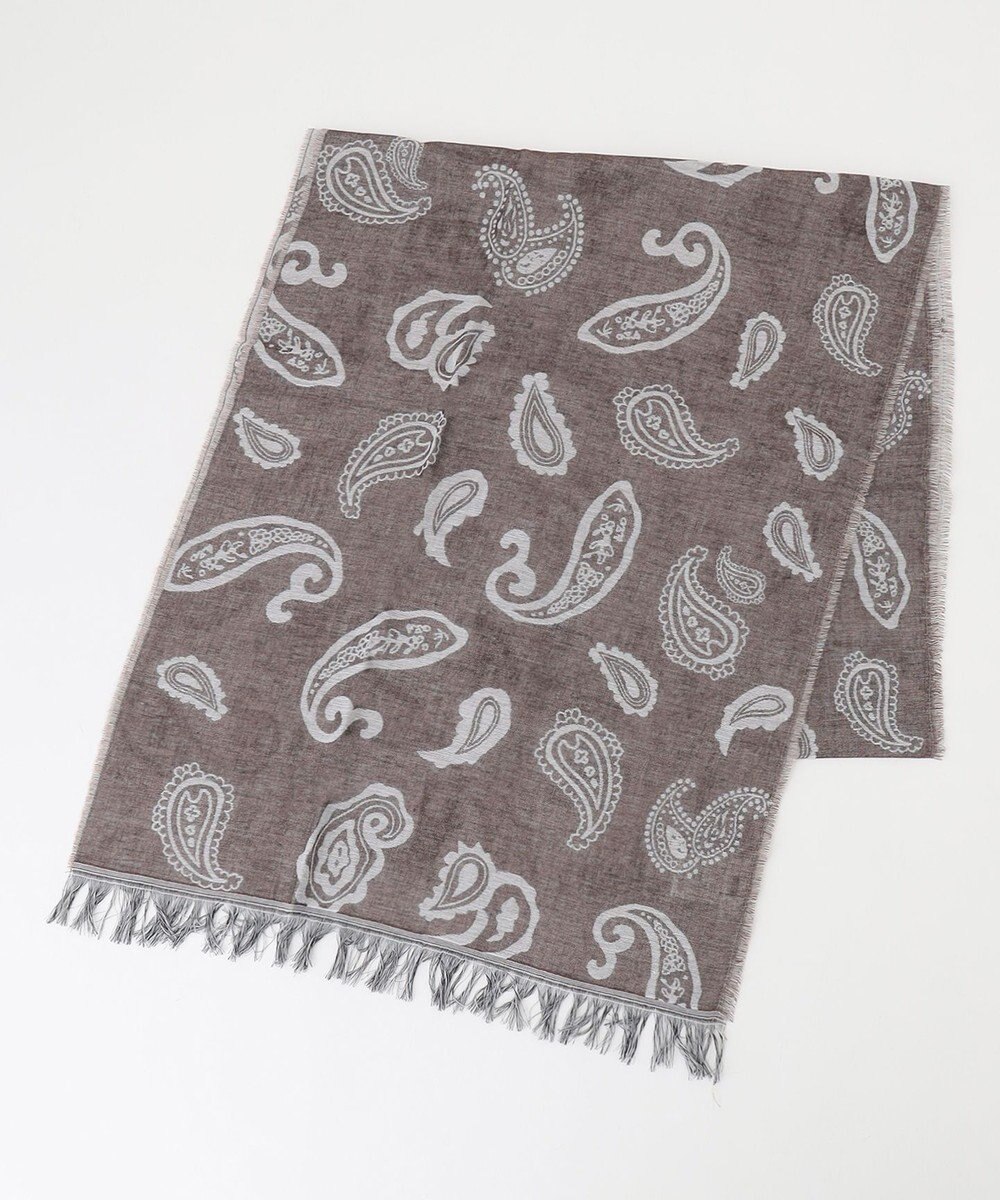 JOSEPH ABBOUD 【イタリア製】ペイズリーパターン ストール 