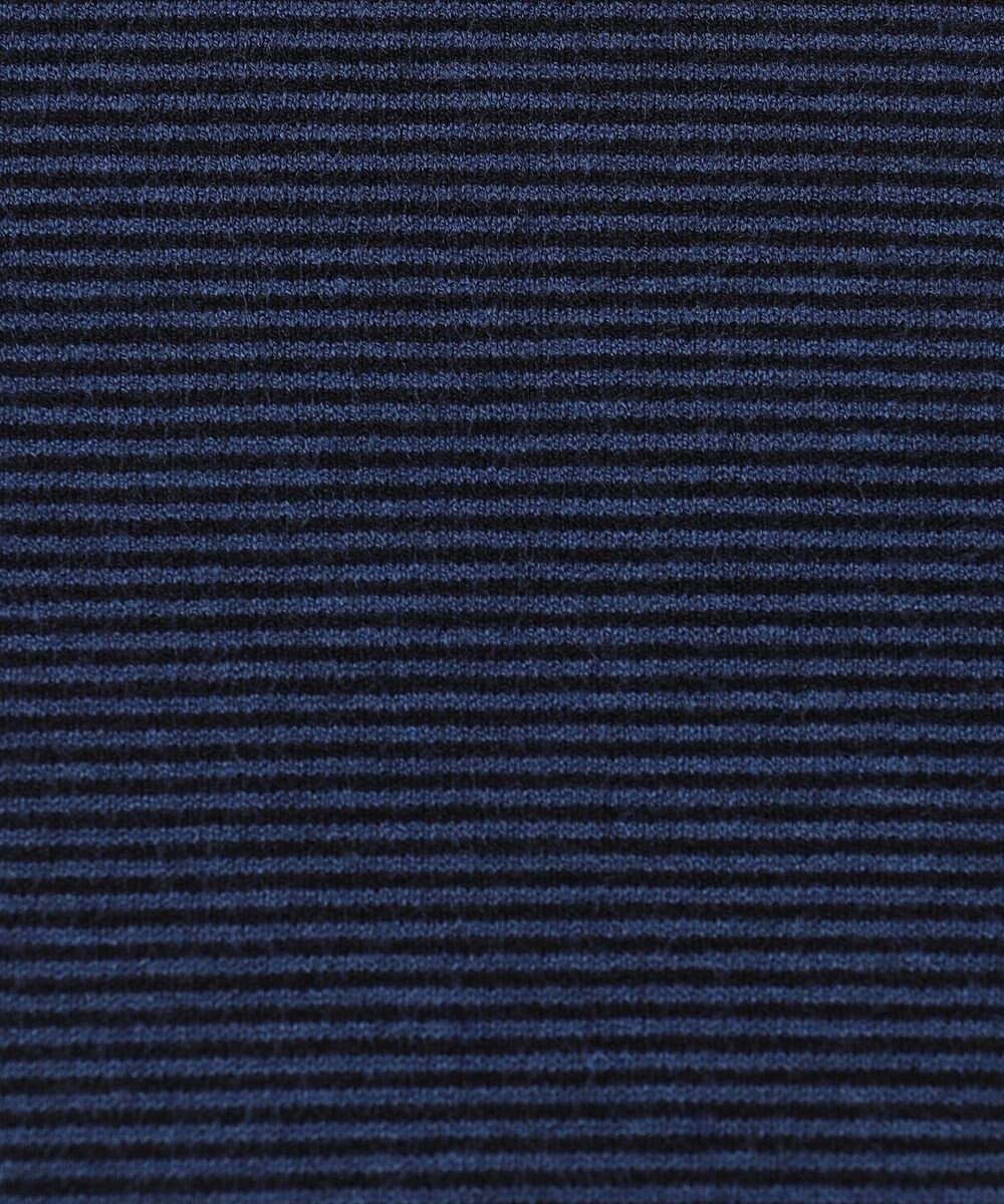 JOSEPH ABBOUD MOUNTAIN 【WEB限定・SPACE/チクチクしない/イージーケア/3シーズン対応】 SNOWYボーダーニットＴシャツ 