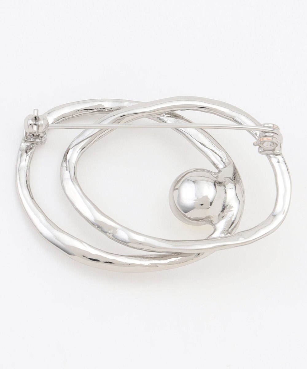 ANY ダブルサークルブローチ 