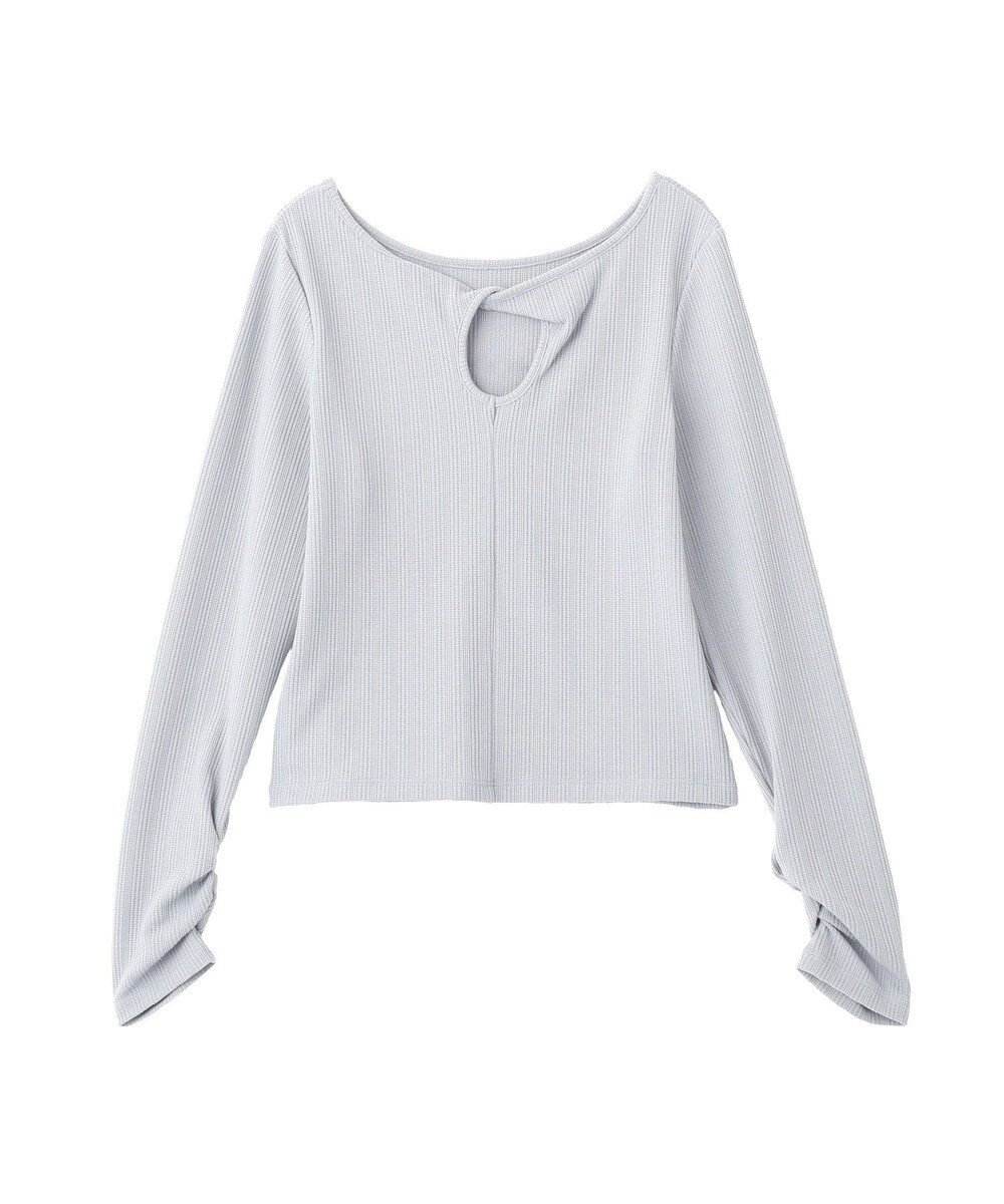 earth music&ecology 【前後2WAY】ツイストカットアウトプルオーバー 