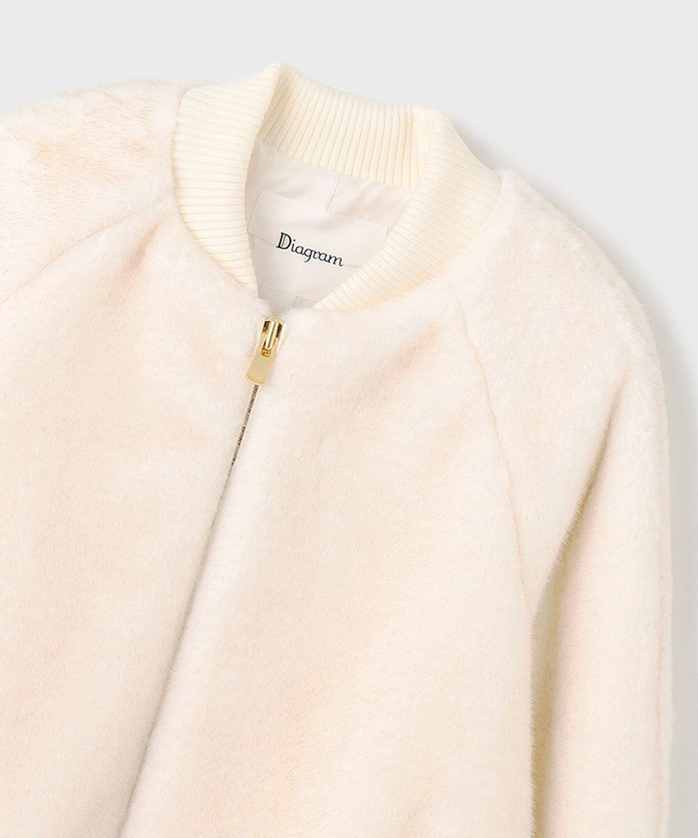 GRACE CONTINENTAL フェイクミンクファーブルゾン 