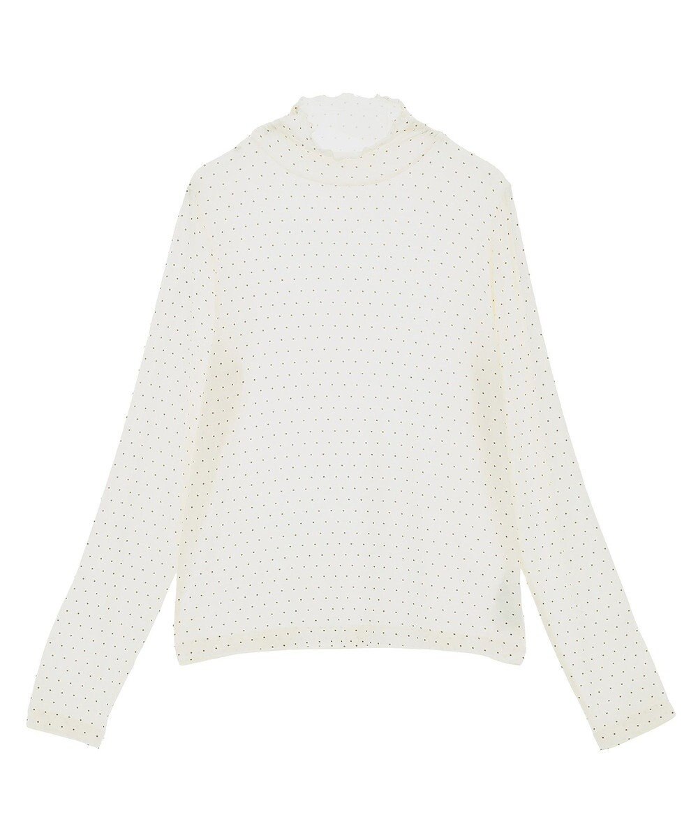 earth music&ecology 【吸湿発熱】あったかフェミニンインナー(シアーハイネック) 