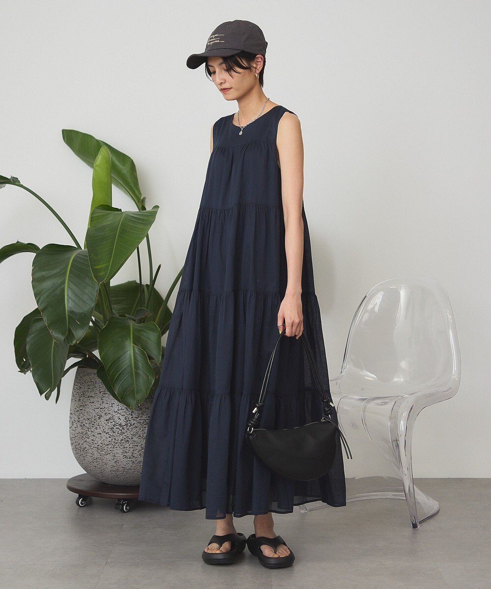 AMERICAN HOLIC ノースリーブティアードワンピース 