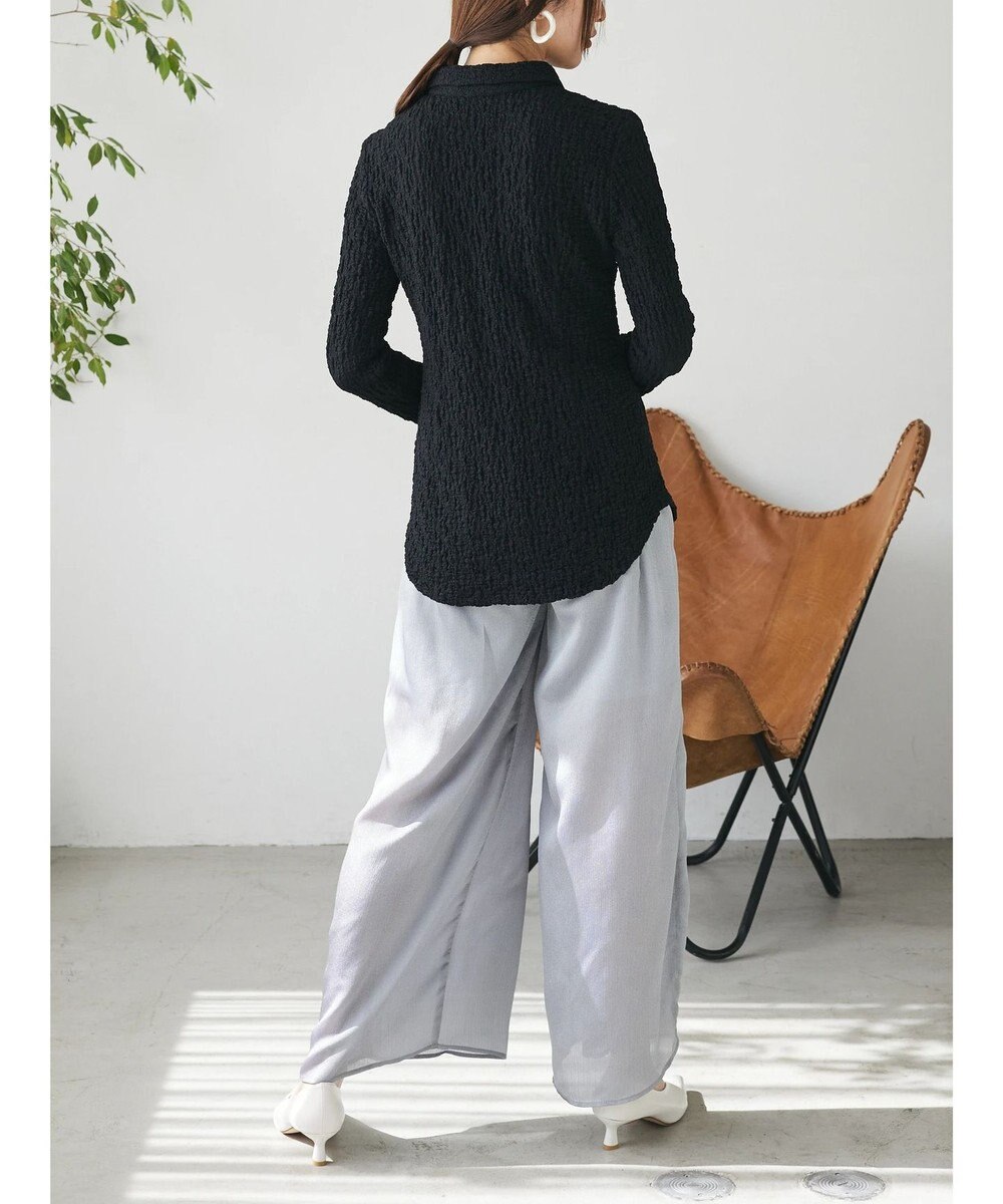 Green Parks AnriettMusee ふくれジャガードシャツ 