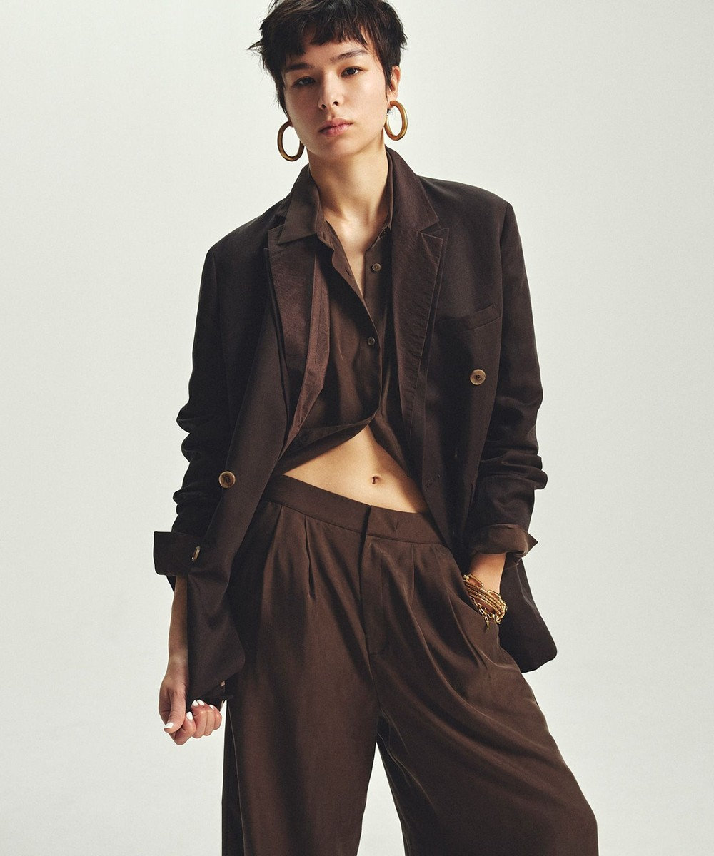 uncrave テンセルライトリネン ビッグジャケット 