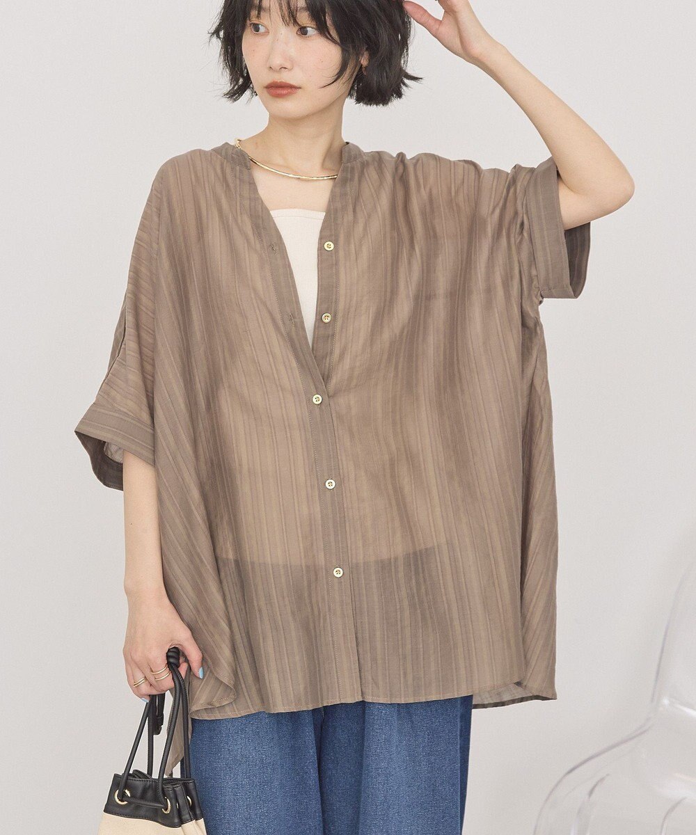 AMERICAN HOLIC スキッパードルマンビッグシャツ 