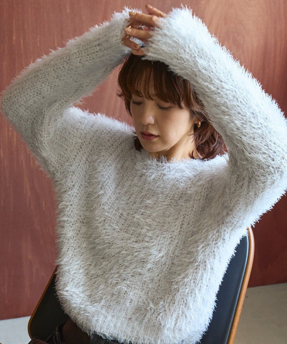 AMERICAN HOLIC シャギーニットプルオーバー 