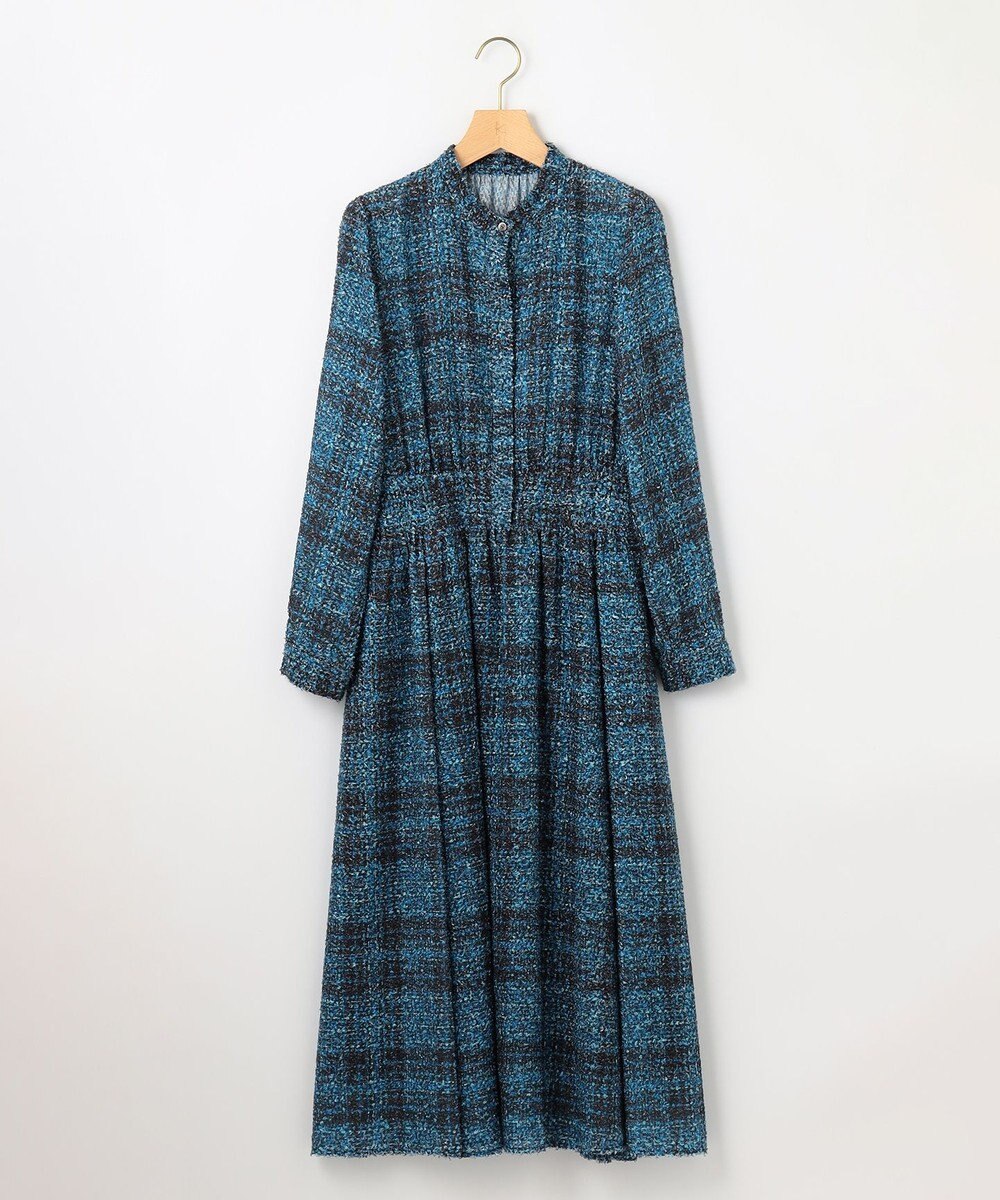 組曲 ギミックチェックツイード ワンピース 