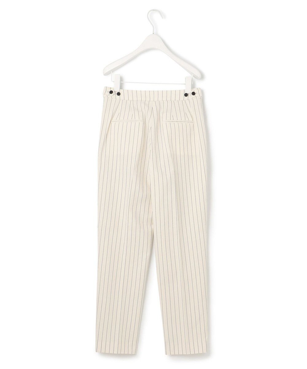 ICB L 【洗える・セットアップ対応】 LooseWeave ストライプ柄テーパードパンツ 