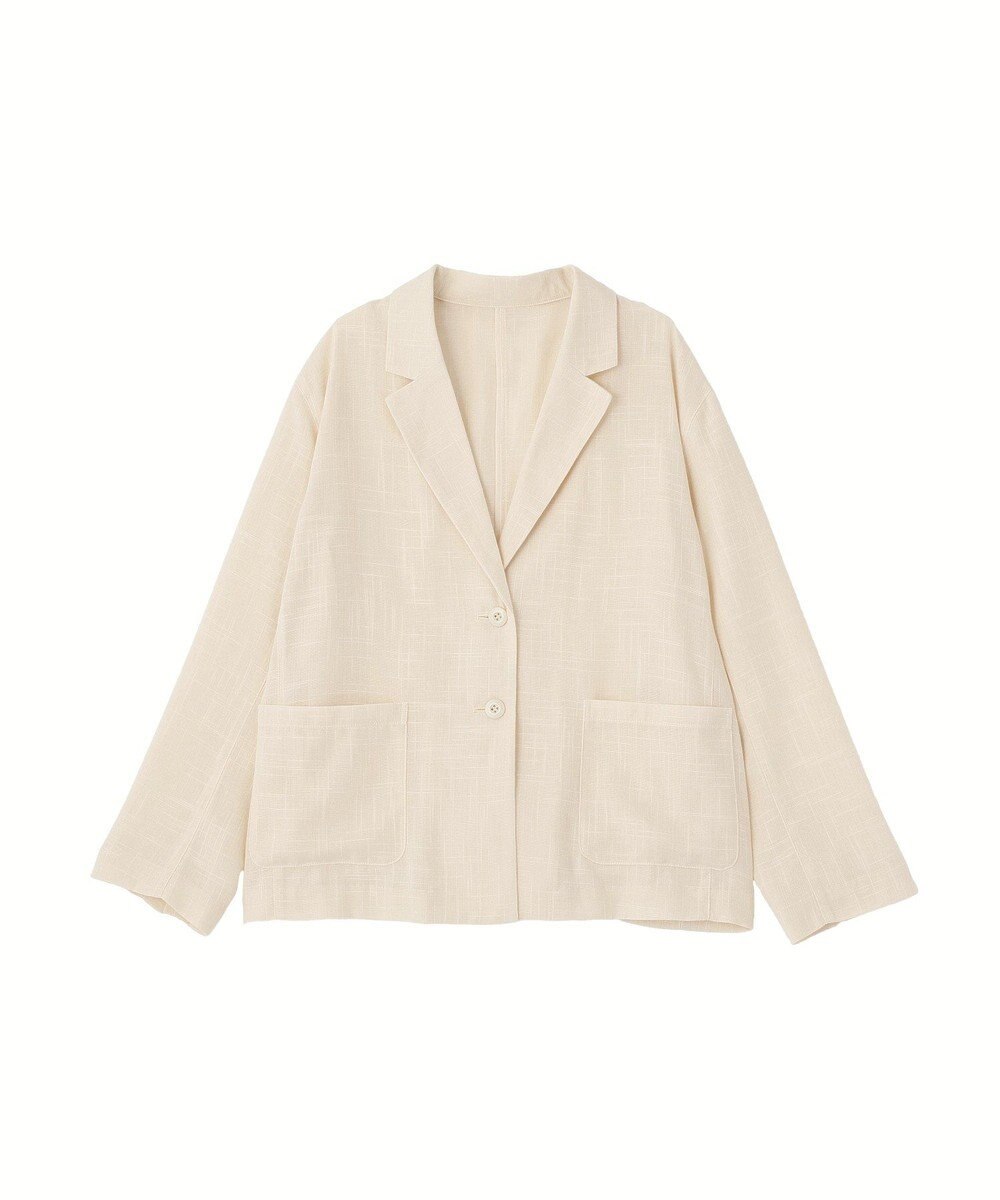 CRAFT STANDARD BOUTIQUE リネンライクオーバーサイズジャケット 