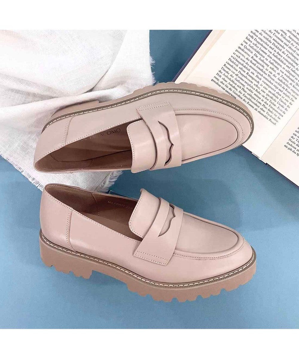 MODE ET JACOMO <MODE ET JACOMO>厚底コインローファー 