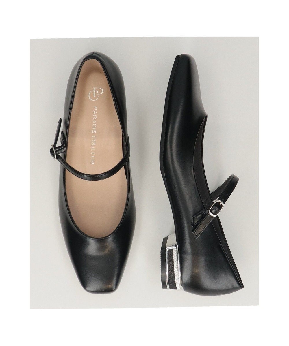 Bridget Birkin 【PARADIS COULEUR】スクエアトウビジューレーンパンプス 