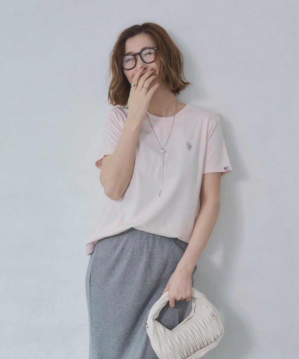 WEGO 【SMLサイズ展開】U.S. POLO ASSN.別注コンパクトTシャツ 