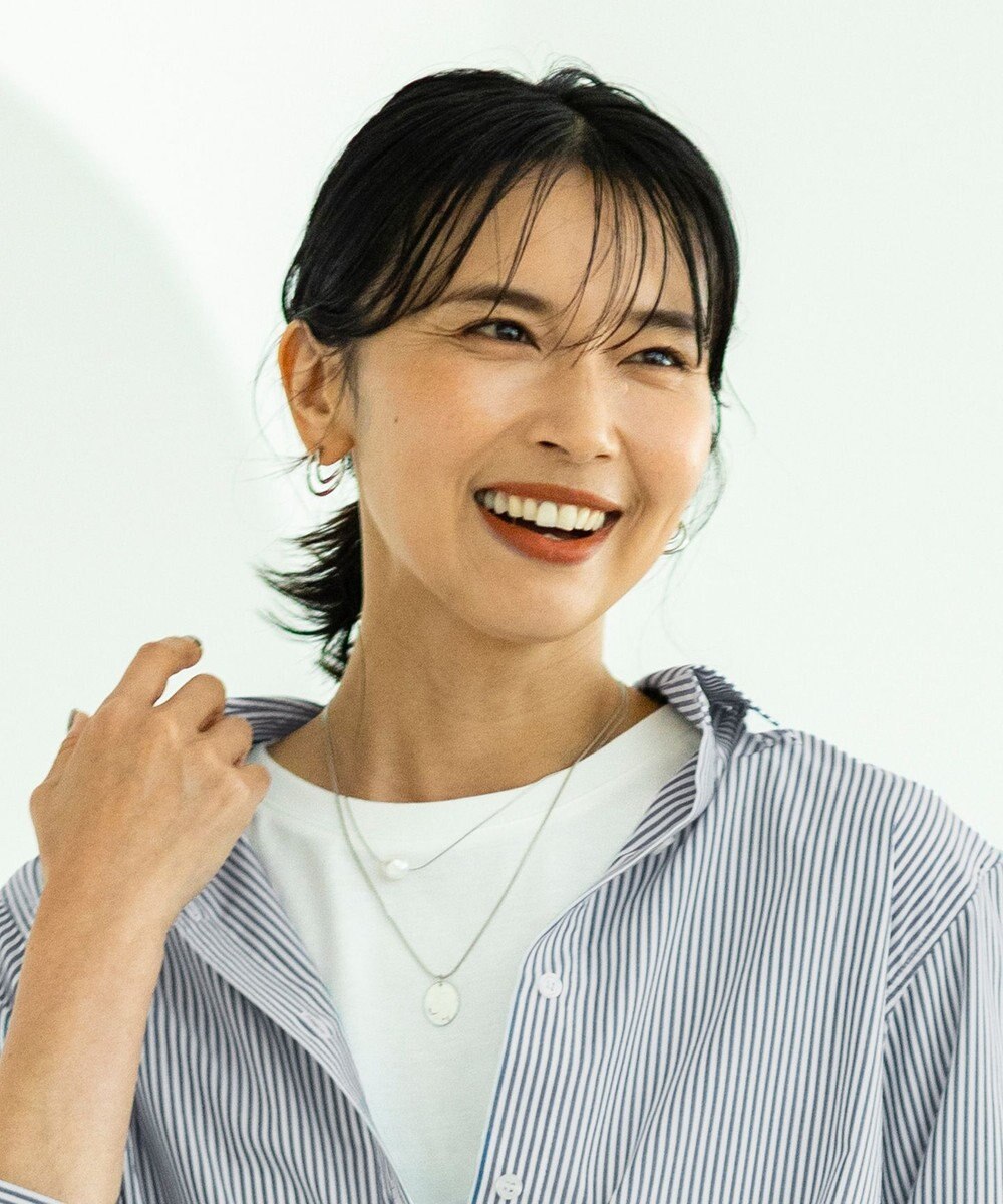 ANY レイヤードコインメタルネックレス 