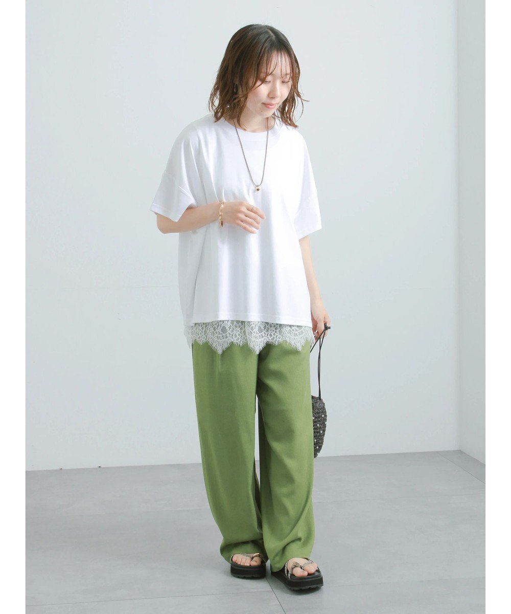 Te chichi スカラップレースヘムタンクトップ 