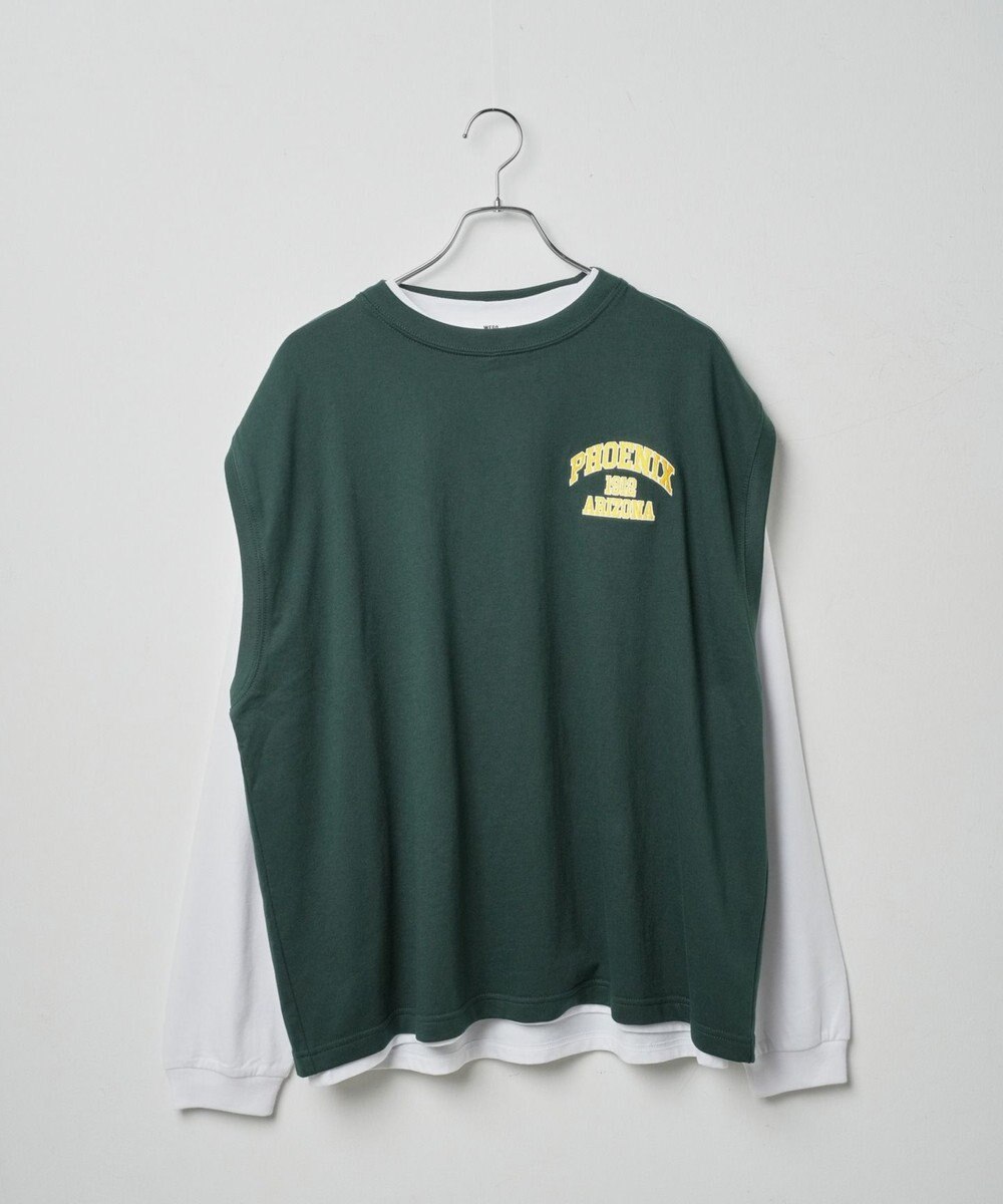 WEGO アンサンブルスウェットベストロンT 