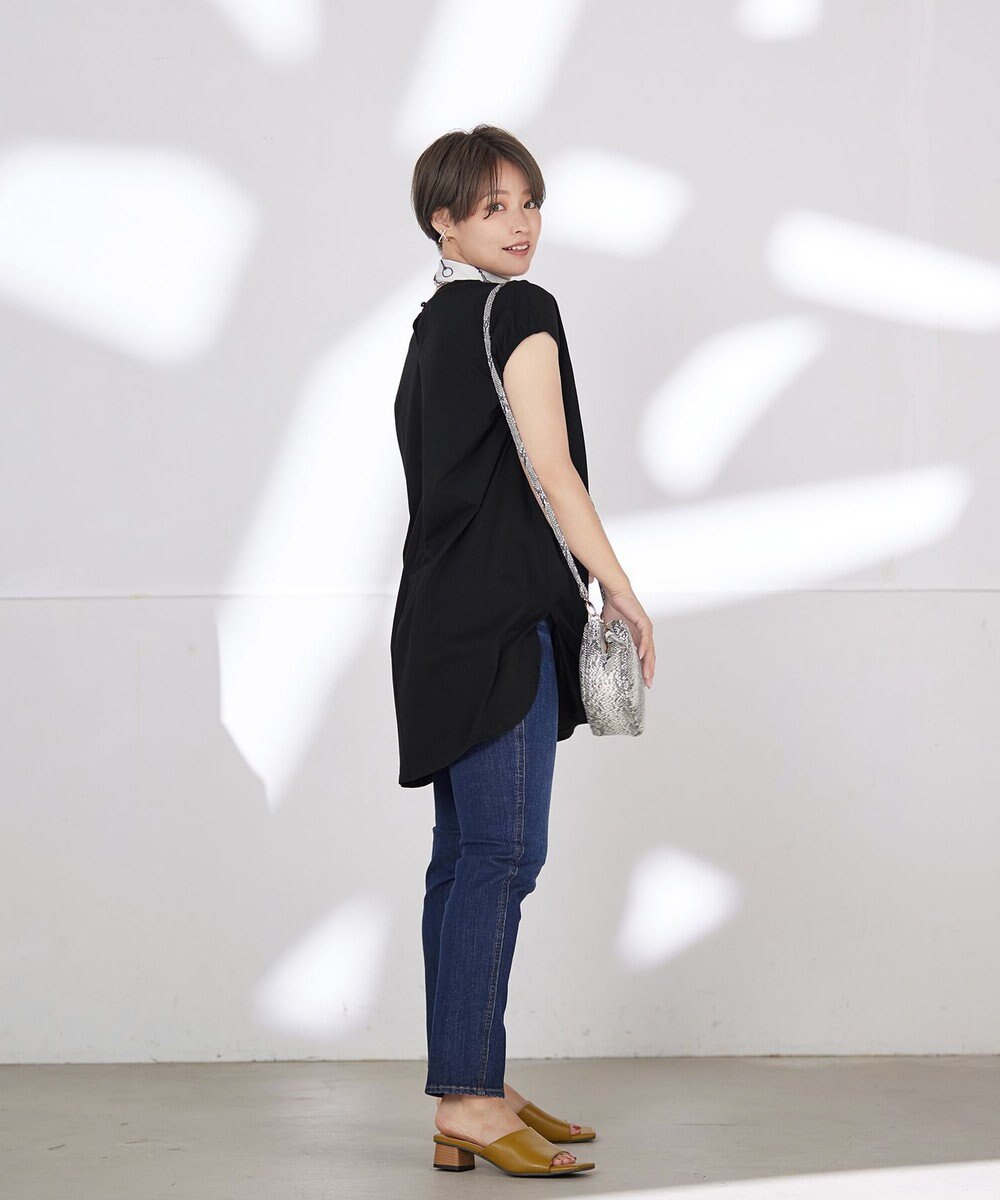 Tiaclasse L 【洗える】ボリュームフレンチカットソーチュニック 