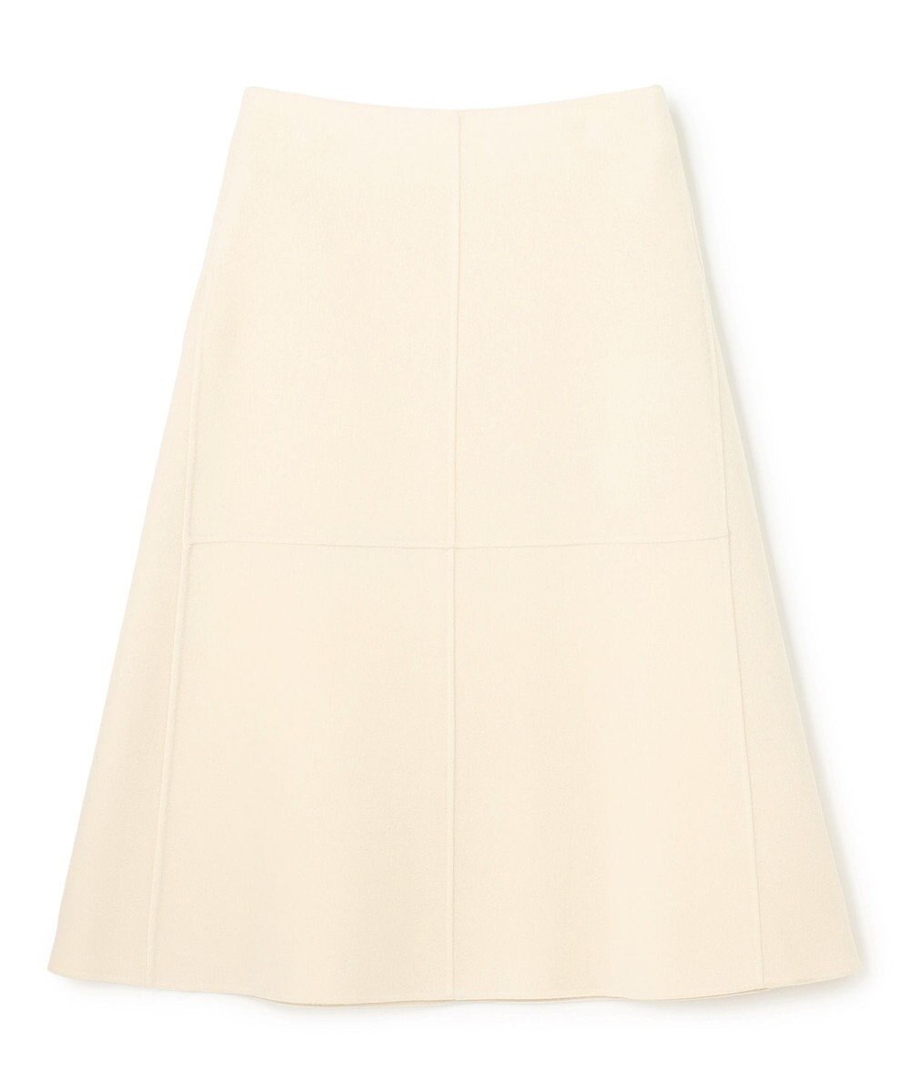 BEIGE， LEMOORE / ウールリバーAラインスカート 