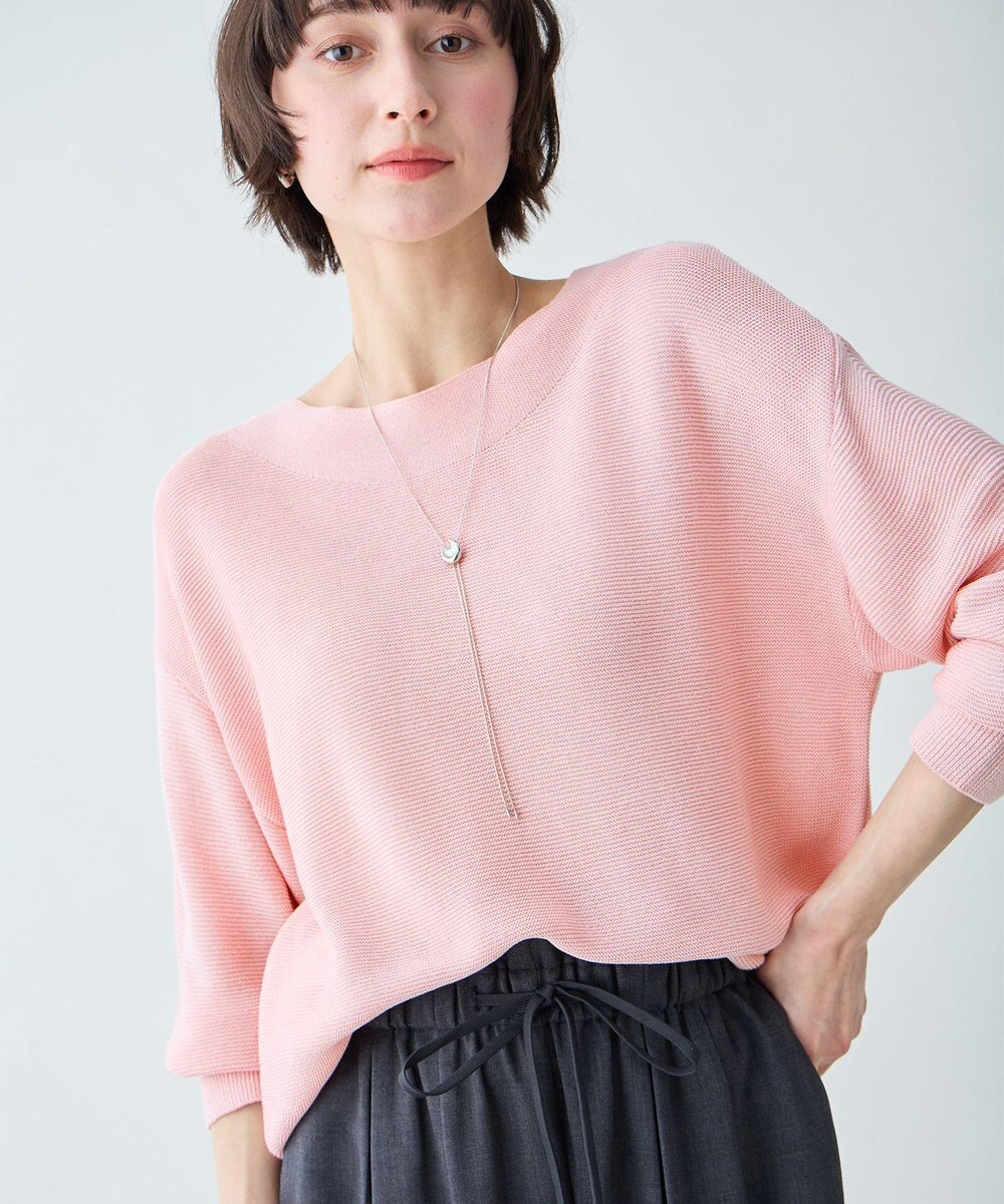 ANY L アクリルガーターニット 