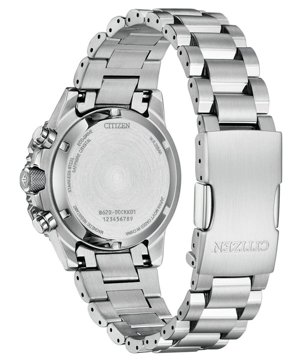 CITIZEN 【40mmケース クロノグラフ】電池交換不要 航空計算尺機能搭載モデル CA4664-60X 