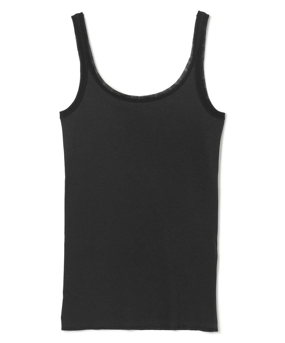 BEIGE， 【BEIGE,ecru/WEB限定・洗える】RIB TOPS /  コットンシルクリブキャミソール 