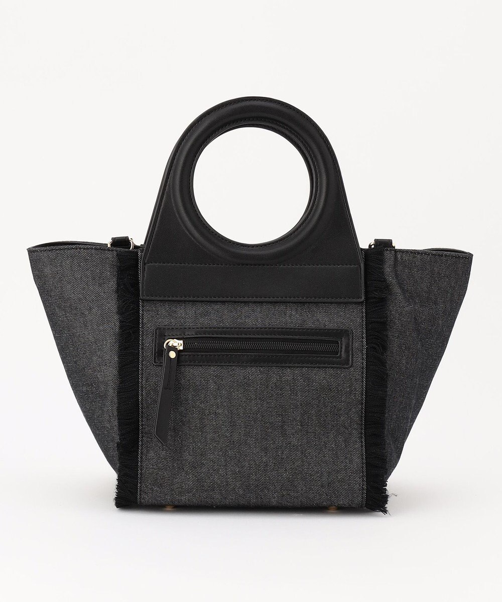 LA BAGAGERIE フリンジデニムバッグ Sサイズ 