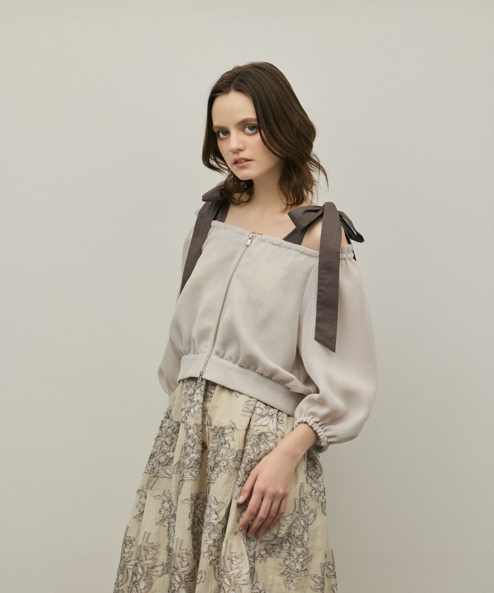 GRACE CONTINENTAL カラミ2wayジャケット 