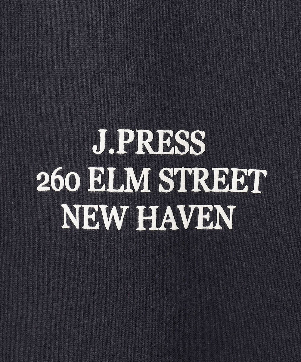 J.PRESS MEN インレージャージー ロゴフルジップパーカー 