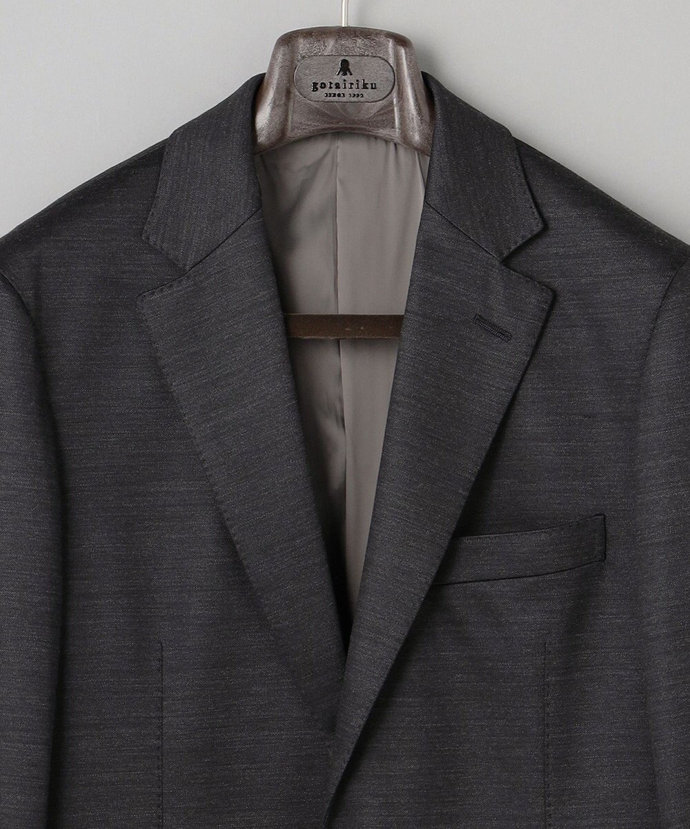 GOTAIRIKU セットアップ対応【洗える/ストレッチ/シワになりにくい】ウォッシャブルジャージー セットアップジャケット_無地（25年モデル） 