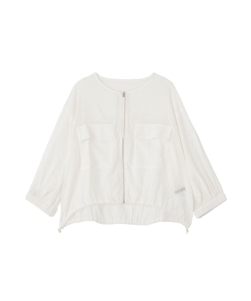 YECCA VECCA ドライタッチシアーブルゾン 